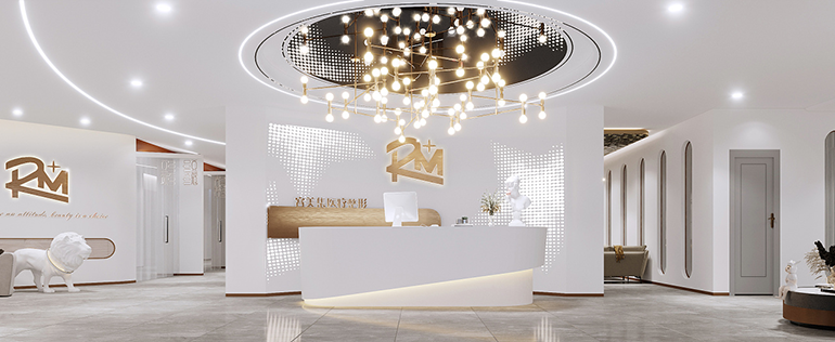 醫療整形前臺背景墻