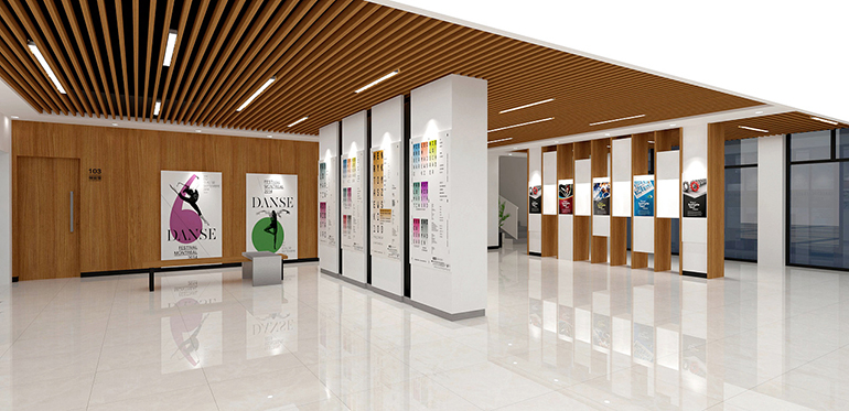 學院文化墻設計