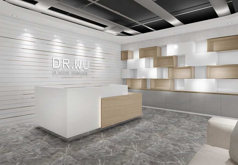 DR.WU公司前臺背景墻