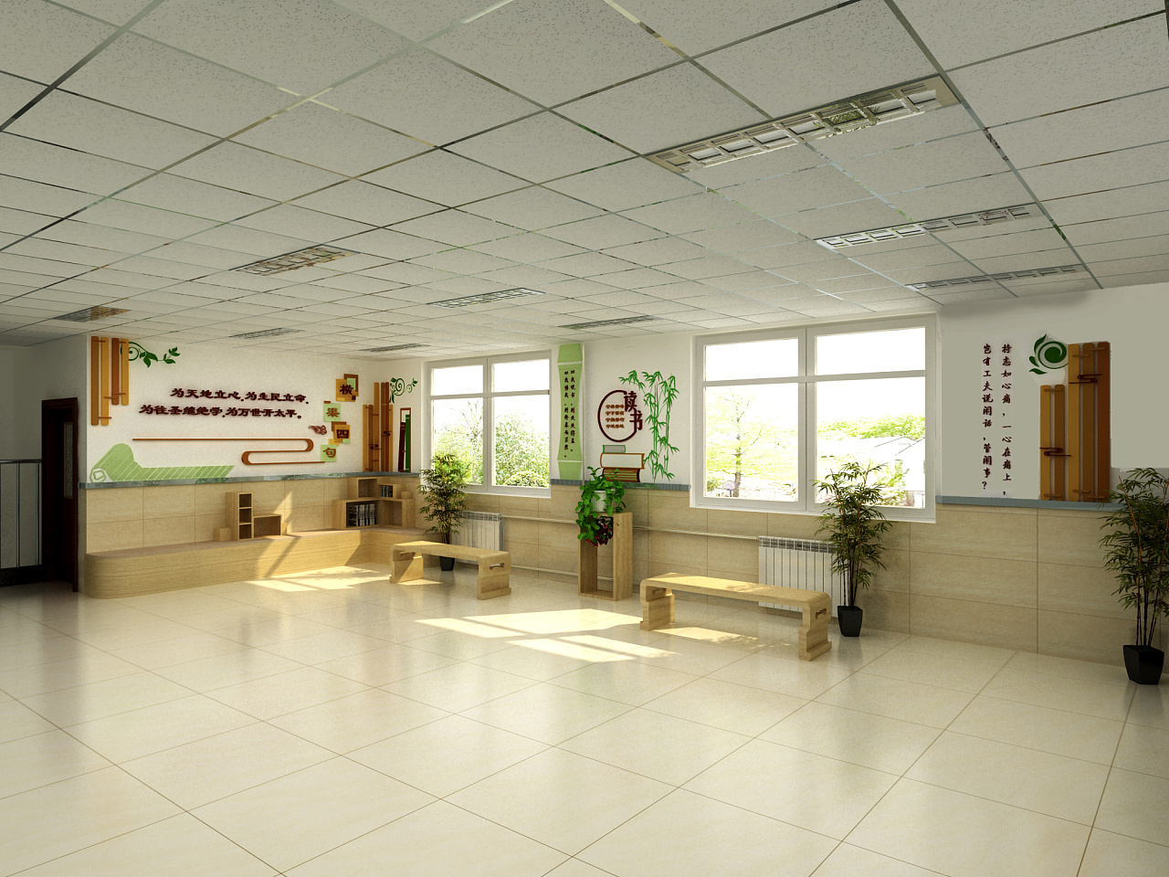 小學文化墻設計